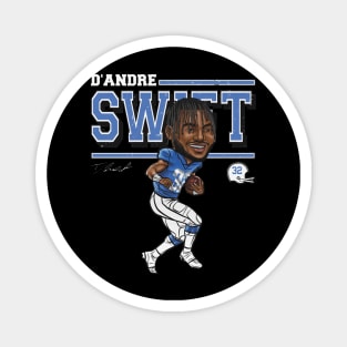 D'Andre Swift Detroit Cartoon Magnet